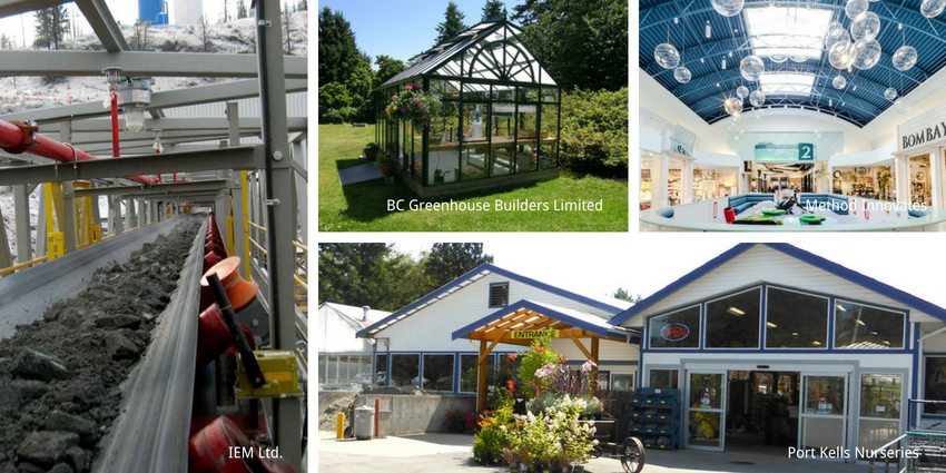 Port Kells Businesses: IEM Ltd., BC Greenhouse Builders Limited, Method Innovates, Port Kells Nurseries